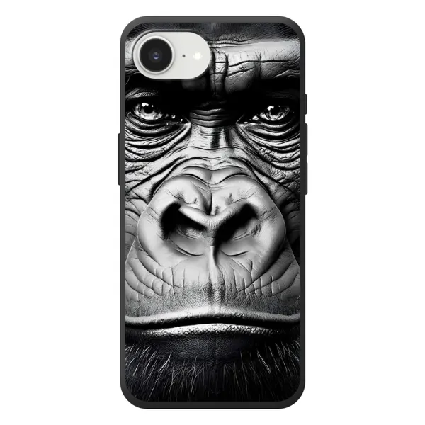 Чехол с рисунком «Черная обезьяна» для iPhone 17e Чехол с рисунком «Черная обезьяна» для iPhone 17e