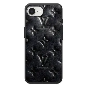 Текстурный Чехол Louis Vuitton для 

Apple семнадцать э 
 (Черный ЛВ)