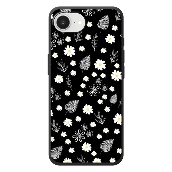 Чехол с рисунком «цветение на чорном» для iPhone 17e