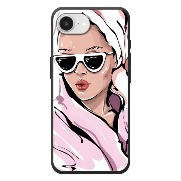 Чехол с рисунком «Девушка в халате» для iPhone 17e