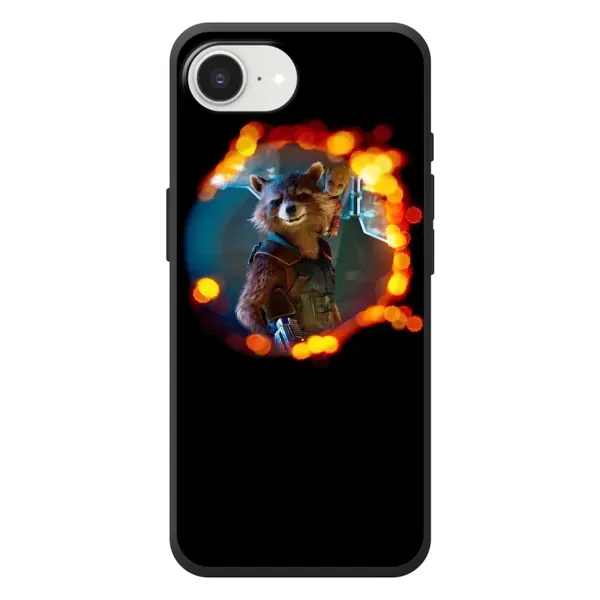 Чехол с рисунком «Енот Ракета» для iPhone 17e