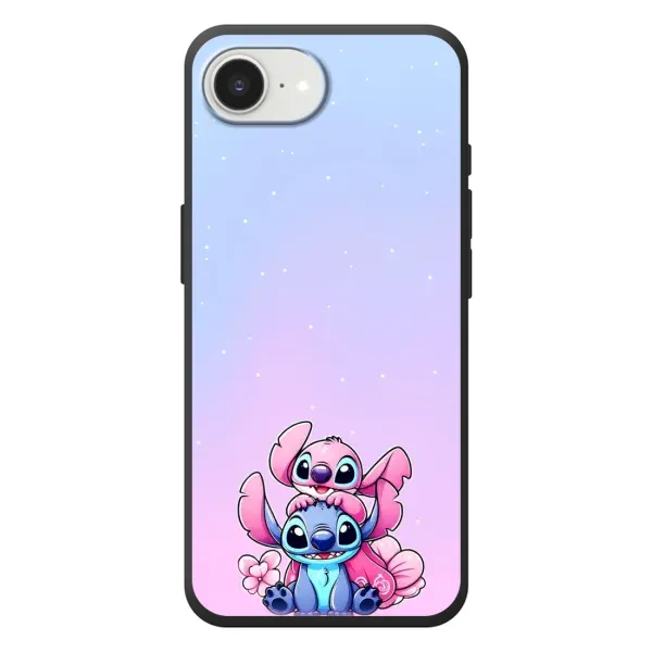 Чехол с рисунком «Энджл и Стич» для iPhone 17e Чехол с рисунком «Энджл и Стич» для iPhone 17e