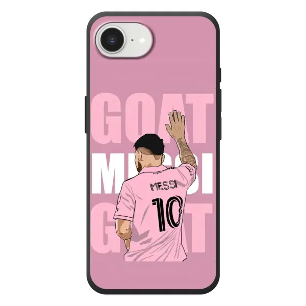 Чехол с рисунком «GOAT MESSI» для iPhone 17e Чехол с рисунком «GOAT MESSI» для iPhone 17e