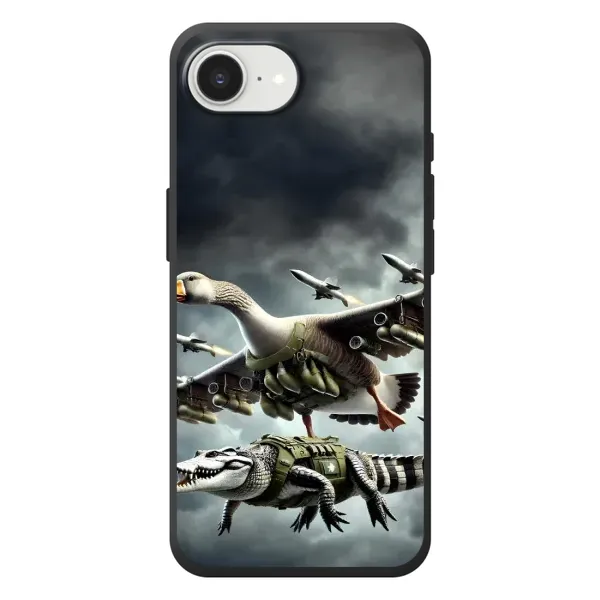 Чехол с рисунком «Гусини и крокодило» для iPhone 17e Чехол с рисунком «Гусини и крокодило» для iPhone 17e