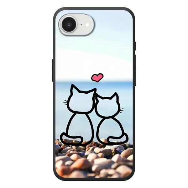 Чехол с рисунком «Котейки» для iPhone 17e Чехол с рисунком «Котейки» для iPhone 17e