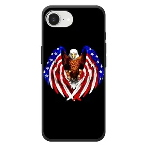 Чехол Флаг USA для Apple 17e (Крылья США)