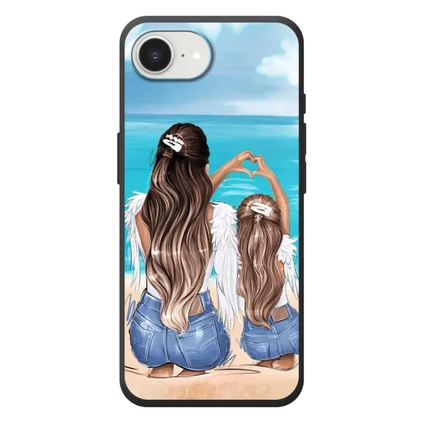Чехол с рисунком «Мама и дочь» для iPhone 17e Чехол с рисунком «Мама и дочь» для iPhone 17e
