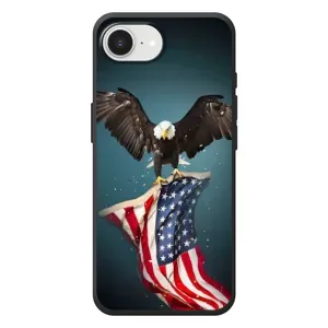 Чехол Флаг USA для Apple 17e (Орел и флаг)