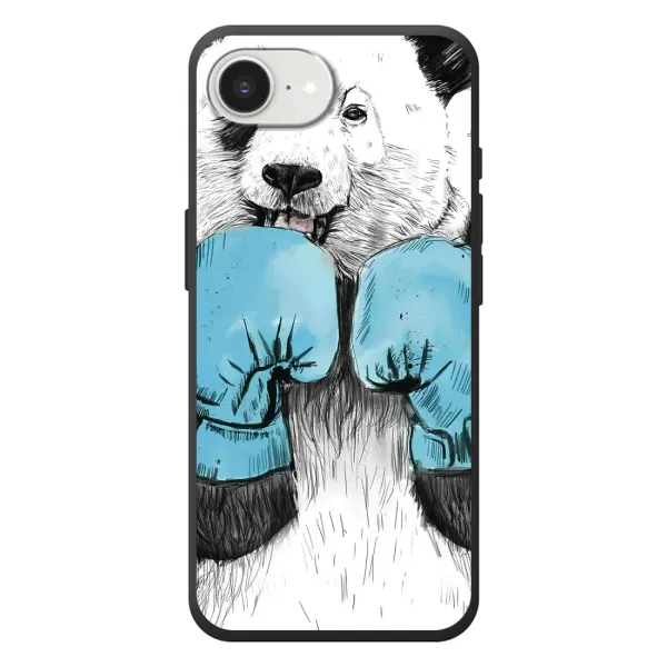 Чехол с рисунком «Панда боксер» для iPhone 17e Чехол с рисунком «Панда боксер» для iPhone 17e