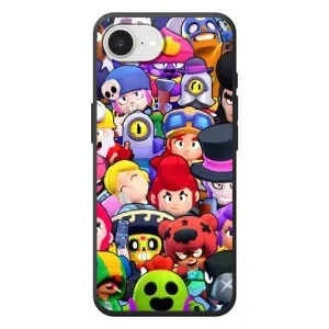 Силиконовый Чехол на Apple 17e с картинкой Brawl Stars (Персонажи)