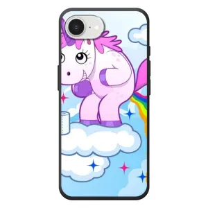 Чехол Unicorn на Apple 17e (Радуга единорожка)
