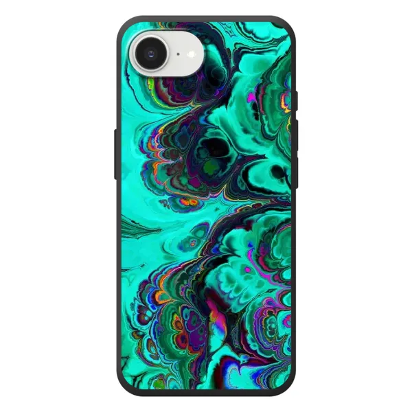 Чехол с рисунком «Салатный мрамор» для iPhone 17e Чехол с рисунком «Салатный мрамор» для iPhone 17e
