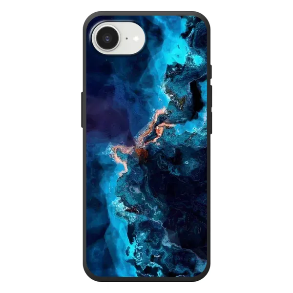 Чехол с рисунком «Синий мрамор» для iPhone 17e Чехол с рисунком «Синий мрамор» для iPhone 17e
