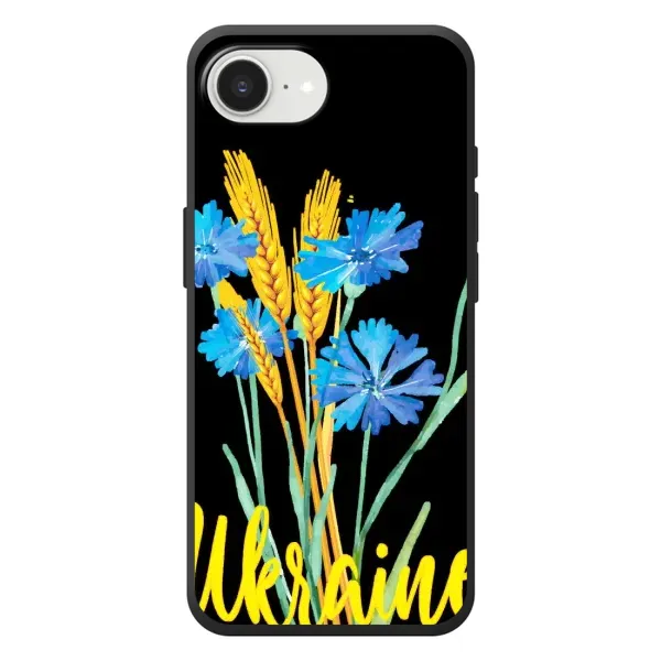 Чехол с рисунком «Ukraine в цветочках» для iPhone 17e