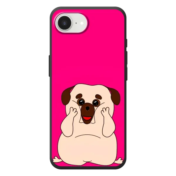Чехол с рисунком «Веселый Мопсик» для iPhone 17e