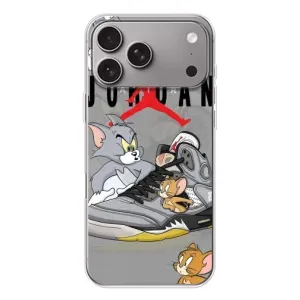 Силиконовый Чехол Nike Air Jordan на Эппл Айфон 18 Про Макс (Air Jordan)