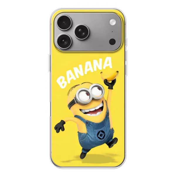 Чехол с рисунком «Banana» для Apple iPhone 18 Pro Max Чехол с рисунком «Banana» для Apple iPhone 18 Pro Max