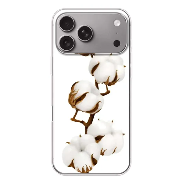 Чехол с рисунком «Бавовна» для Apple iPhone 18 Pro Max Чехол с рисунком «Бавовна» для Apple iPhone 18 Pro Max