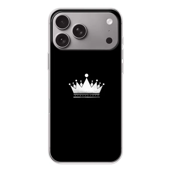 Чехол с рисунком «Белая корона» для Apple iPhone 18 Pro Max Чехол с рисунком «Белая корона» для Apple iPhone 18 Pro Max
