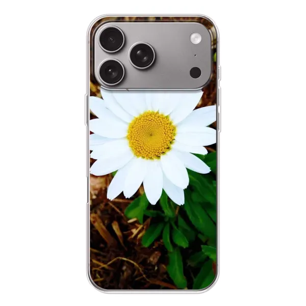Чехол с рисунком «Белая ромашка» для Apple iPhone 18 Pro Max Чехол с рисунком «Белая ромашка» для Apple iPhone 18 Pro Max
