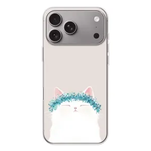 Чохол на тематику: Коти для Apple iPhone 18 Pro Max (Білий котик)