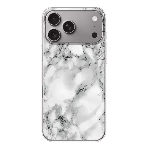 Чехол с рисунком «Белый мрамор» для Apple iPhone 18 Pro Max Чехол с рисунком «Белый мрамор» для Apple iPhone 18 Pro Max