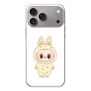 Чохол з принтом Лабубу для Apple iPhone 18 Pro Max (Бежевий Лабубу)