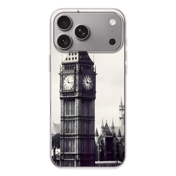 Чехол с рисунком «Биг-Бен» для Apple iPhone 18 Pro Max Чехол с рисунком «Биг-Бен» для Apple iPhone 18 Pro Max
