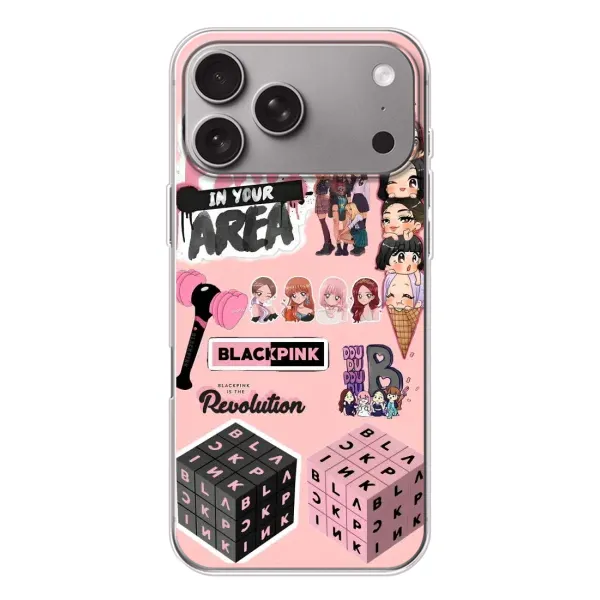 Чехол с рисунком «BLACK PINK коллаж» для Apple iPhone 18 Pro Max Чехол с рисунком «BLACK PINK коллаж» для Apple iPhone 18 Pro Max