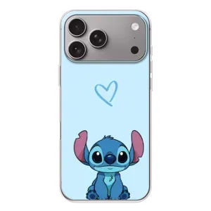 Чохол з малюнком Стіч для Apple iPhone 18 Pro Max (Блакитний Стіч)