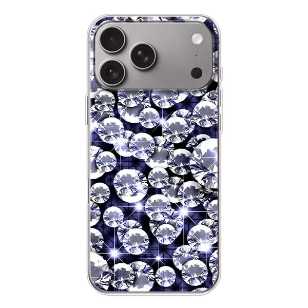 Чехол с рисунком «Бриллианты» для Apple iPhone 18 Pro Max Чехол с рисунком «Бриллианты» для Apple iPhone 18 Pro Max