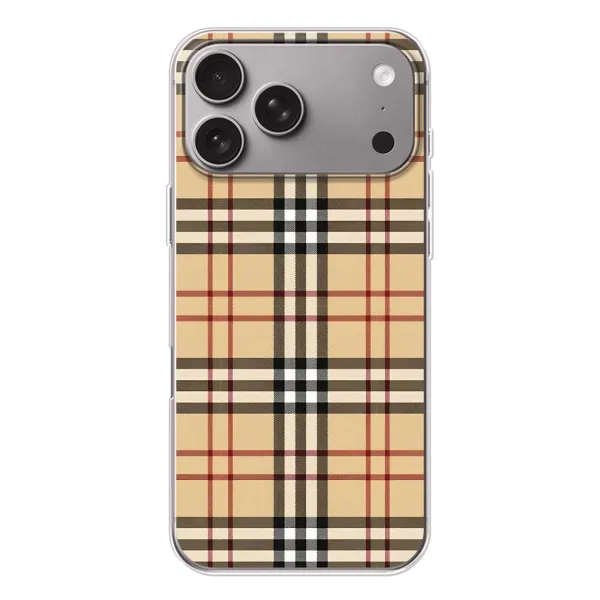 Чехол с рисунком «Burberry стиль» для Apple iPhone 18 Pro Max Чехол с рисунком «Burberry стиль» для Apple iPhone 18 Pro Max