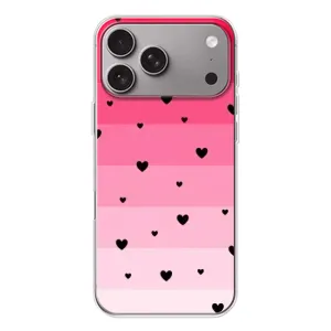 Чехлы с тематикой "Маленькие Сердечки" на Apple iPhone 18 Pro Max (Чорные сердечки)