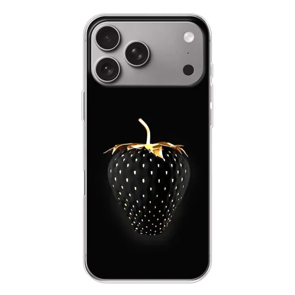 Чехол с рисунком «Чёрная клубника» для Apple iPhone 18 Pro Max Чехол с рисунком «Чёрная клубника» для Apple iPhone 18 Pro Max