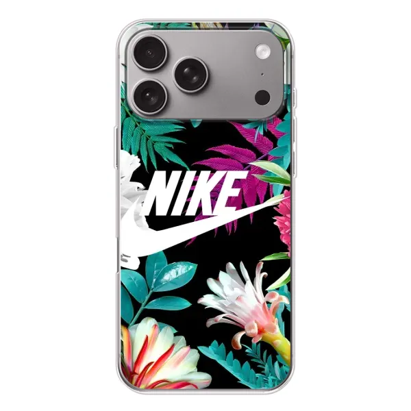 Чехол с рисунком «Цветочный Nike» для Apple iPhone 18 Pro Max Чехол с рисунком «Цветочный Nike» для Apple iPhone 18 Pro Max
