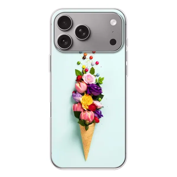 Чохол з малюнком «Квітка-морозиво» для Apple iPhone 18 Pro Max