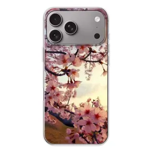 Чехол с принтом САКУРЫ на Apple iPhone 18 Pro Max (Цветущая сакура)