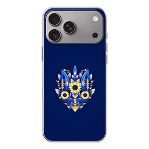 Чохол Укр Символіка для Apple iPhone 18 Pro Max (Квітучий Герб)