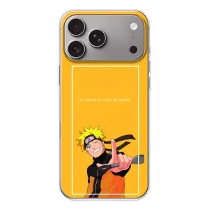 Чохли з принтом НАРУТО на Apple iPhone 18 Pro Max (Даттебайо)