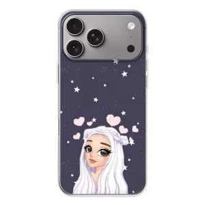 Чехол Стильные девушки на Apple iPhone 18 Pro Max (Девушка и сердечки)
