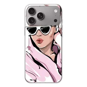Чехол с картинкой Модные Девчонки Apple iPhone 18 Pro Max (Девушка в халате)
