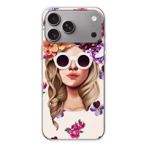 Чехол с картинкой Модные Девчонки Apple iPhone 18 Pro Max (Девушка в очках)
