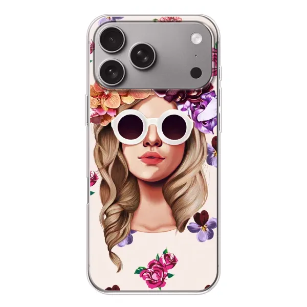 Чехол с рисунком «Девушка в очках» для Apple iPhone 18 Pro Max Чехол с рисунком «Девушка в очках» для Apple iPhone 18 Pro Max