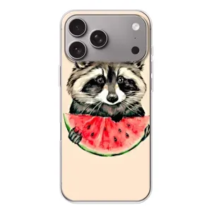 Силиконовый Чехол с Енотами на Apple iPhone 18 Pro Max (Енот)