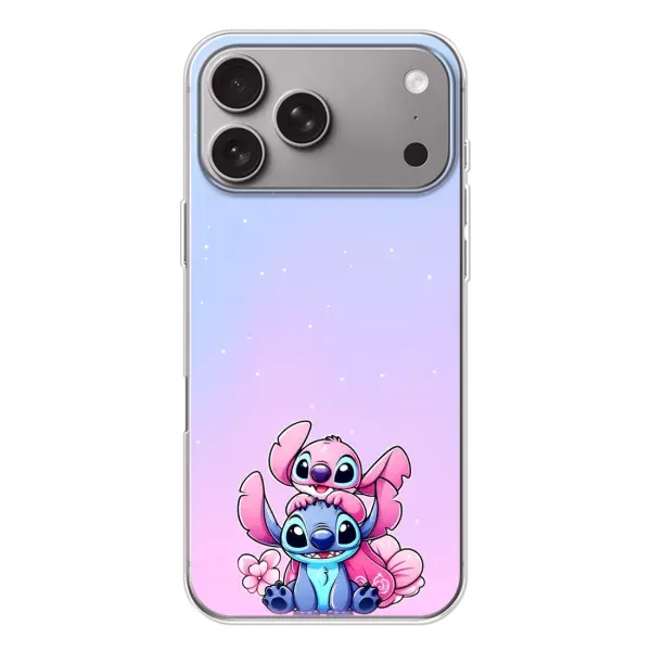 Чехол с рисунком «Энджл и Стич» для Apple iPhone 18 Pro Max Чехол с рисунком «Энджл и Стич» для Apple iPhone 18 Pro Max