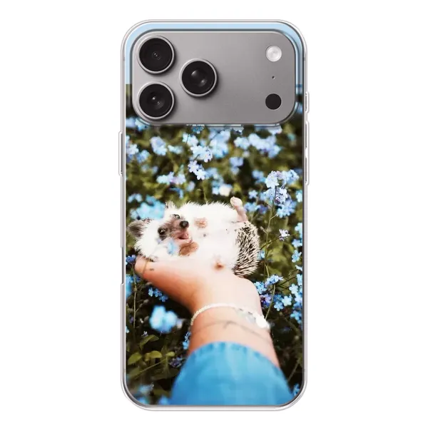 Чехол с рисунком «Ежик на руках» для Apple iPhone 18 Pro Max Чехол с рисунком «Ежик на руках» для Apple iPhone 18 Pro Max