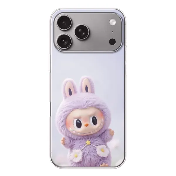Чехол с рисунком «Фиолетовый Лабубу» для Apple iPhone 18 Pro Max Чехол с рисунком «Фиолетовый Лабубу» для Apple iPhone 18 Pro Max