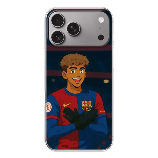 Чехол с рисунком «Футболист Ямаль» для Apple iPhone 18 Pro Max Чехол с рисунком «Футболист Ямаль» для Apple iPhone 18 Pro Max