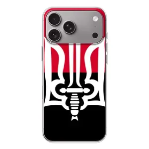 Чехлы УПА (Красно-Чёрный) на Apple iPhone 18 Pro Max (Герб Украины)