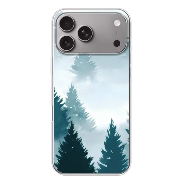 Чехол с рисунком «Горный лес» для Apple iPhone 18 Pro Max Чехол с рисунком «Горный лес» для Apple iPhone 18 Pro Max